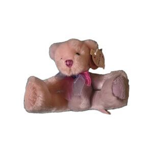 First & Main Teddy Bear Plush CAITLYN Pink & Lavender Stuffed Animal Toy 1684 8"